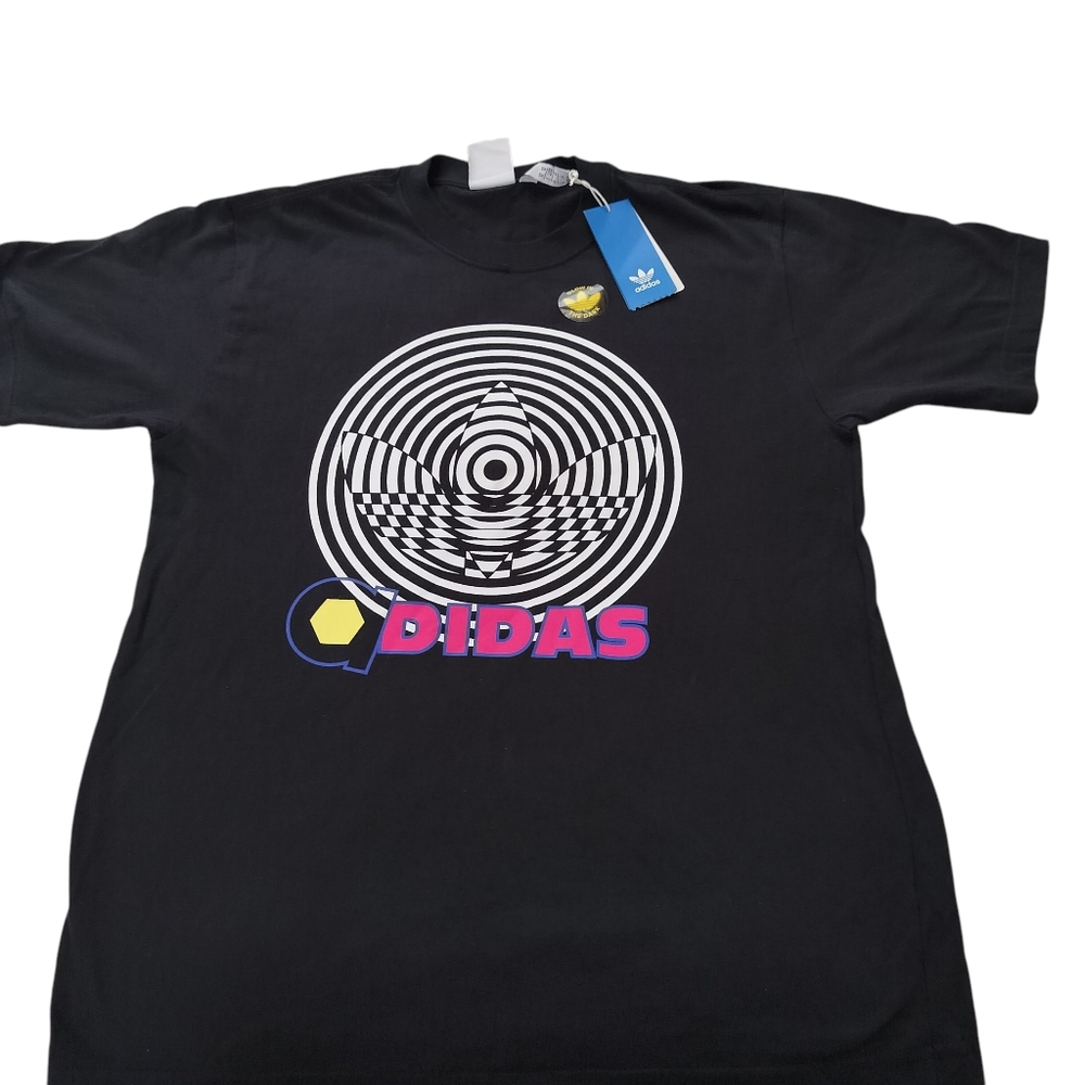 Men's Adidas Glow In The Dark Trefoil Short Sleeve T-shirt